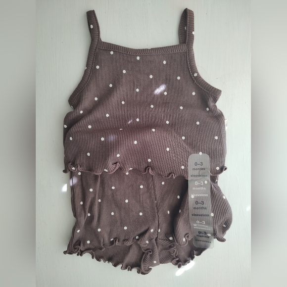 Gap Baby Girls 100% Organic Cotton Mix and Match Rib Outfit Set Sz 0-3 months - Picture 2 of 6